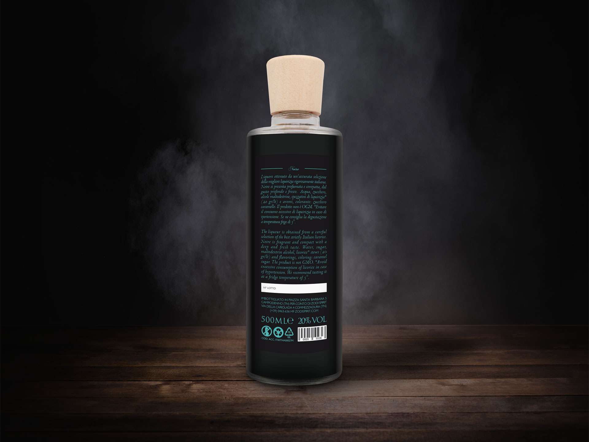 Zodi Spirit | Distillati di Qualità Italiana Selezionata Superiore in Val di Sole - Noire Dark R